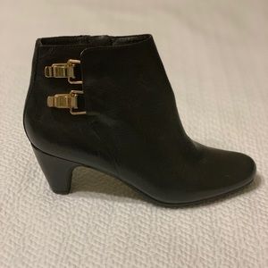 Sam Edelman Double Buckle Side Zipper Ankle Boot 7